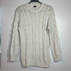 Gamboa Alpaca Cable Knit Sweater | Cream | Unisex